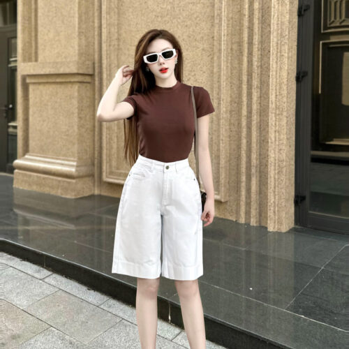 Quần Jeans Nữ Dáng Lửng Trên Gối