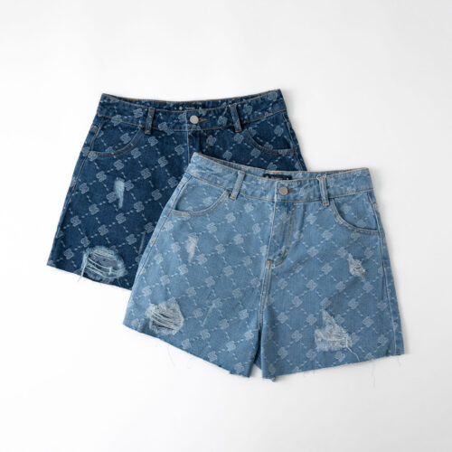 Quần Short Nữ In Tràn Tua Gấu