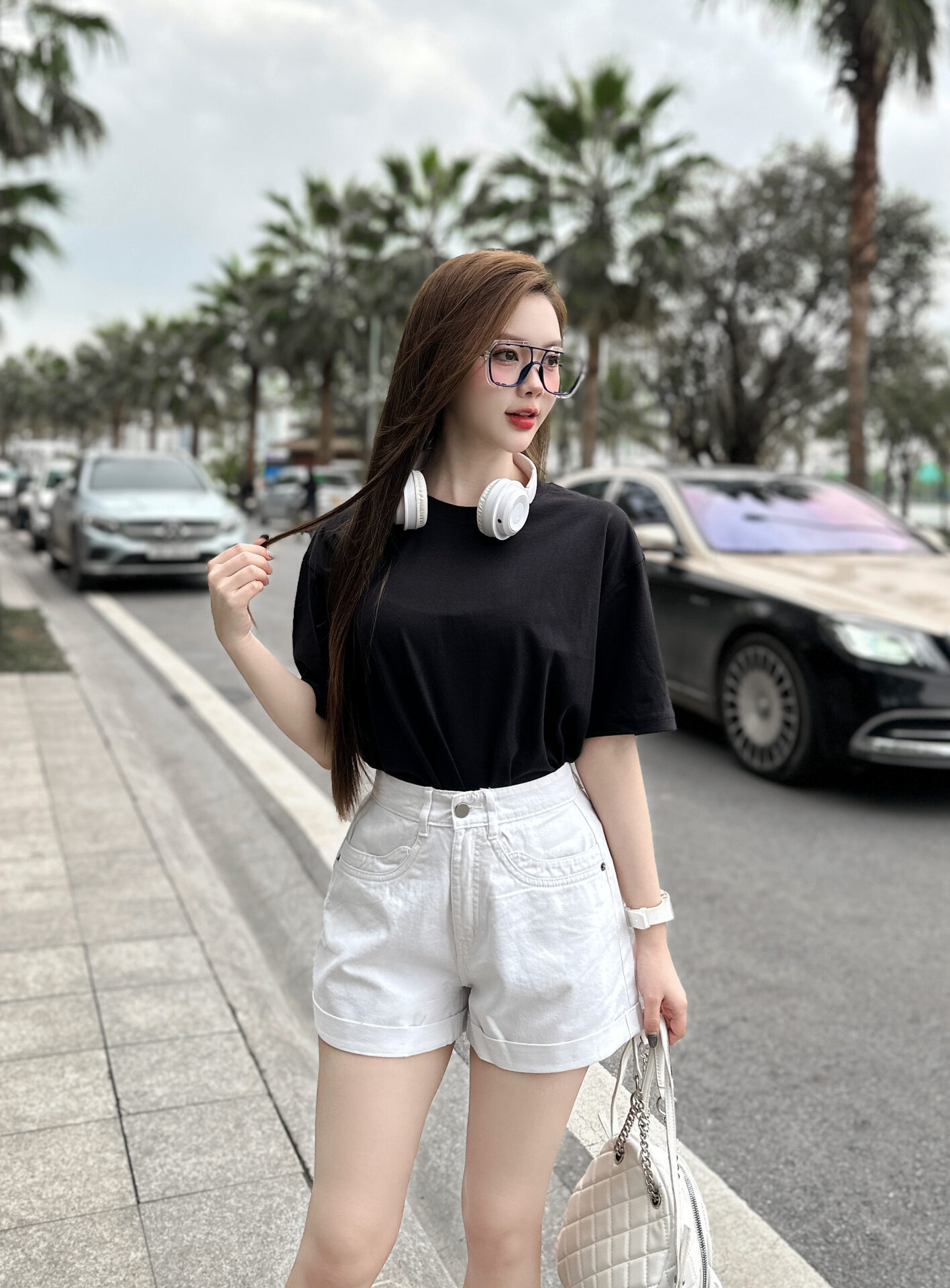 Áo Phông Nữ Cổ Tròn Trơn - Ảnh 5