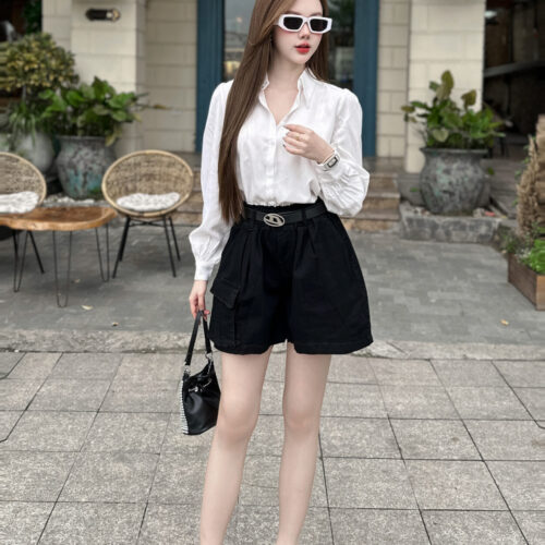 Alternative view of Áo Sơ Mi Nữ Cổ Đức Tay Bồng