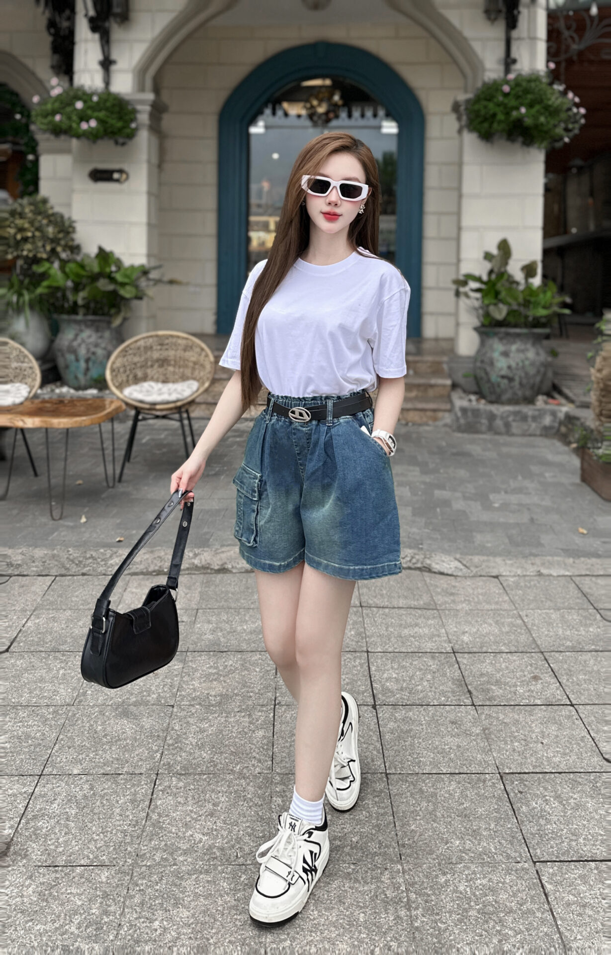 Áo Phông Nữ Cổ Tròn Trơn - Ảnh 8