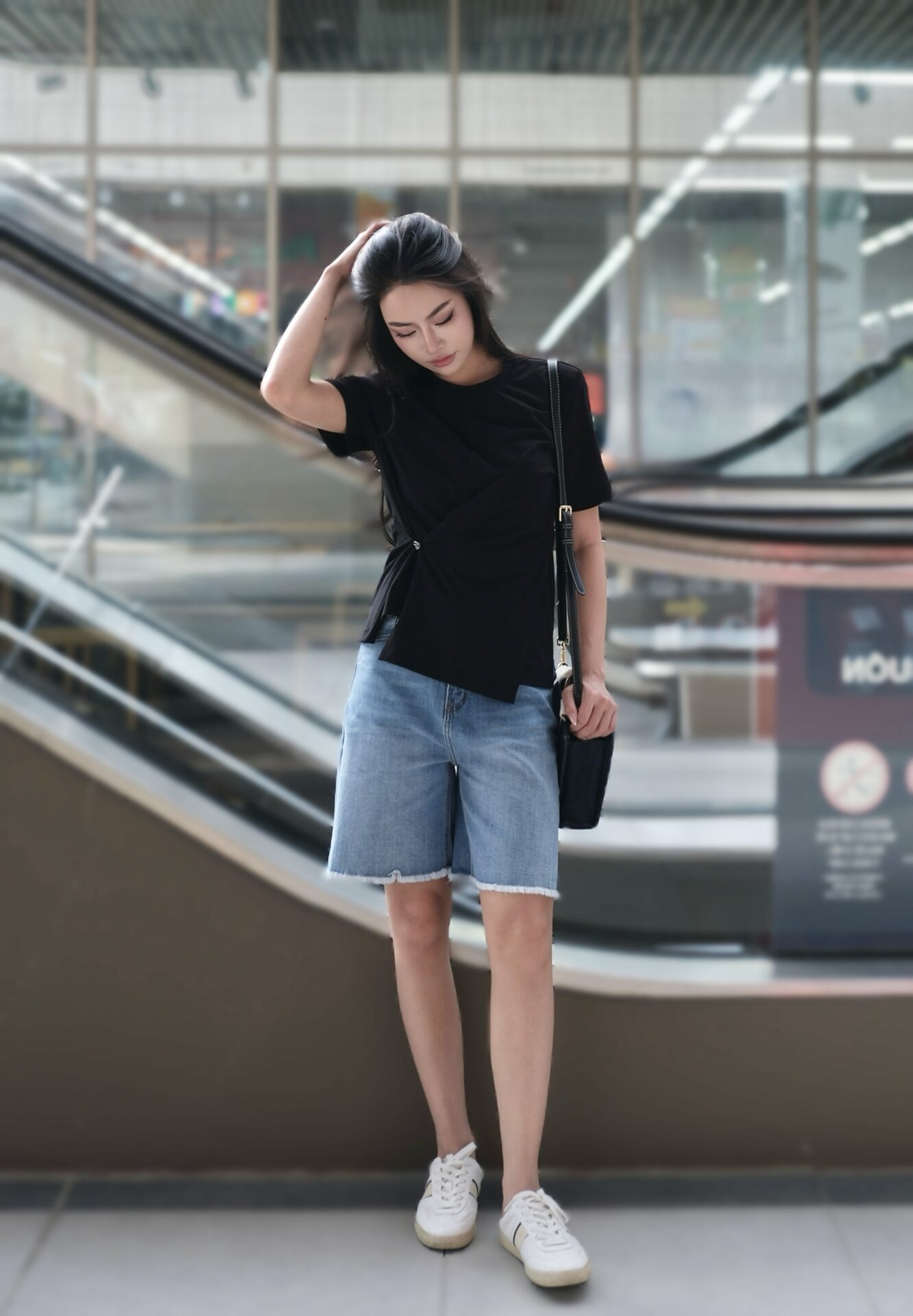 Áo Cộc Vạt Chéo Cuốn Eo - Ảnh 2