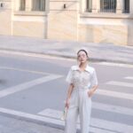 Quần Nữ Ống Suông Bốn Ly